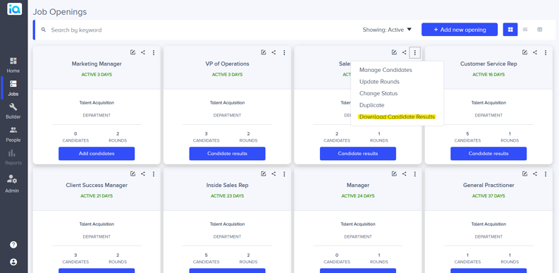 Download Candidate Results